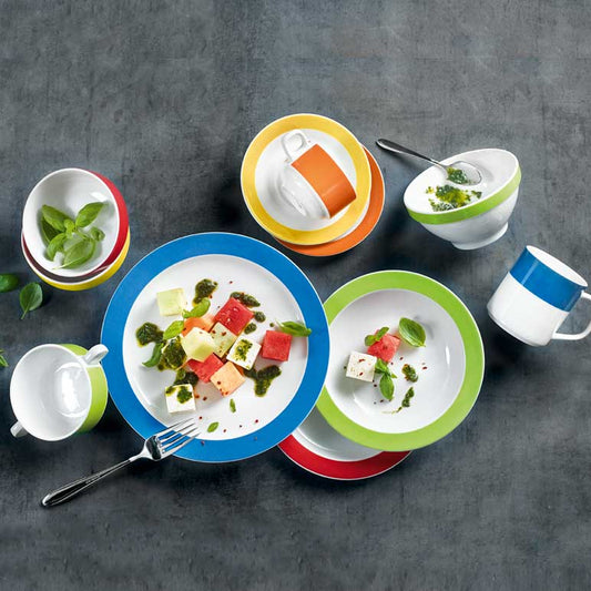 COLOURS Kombi-Untertasse - (Ø 15 cm) (Doppelspiegel) - Gelb