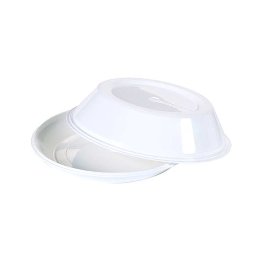 Warmhalteset 2 tlg. - PP weiß - Ø 28,5 x 10 cm