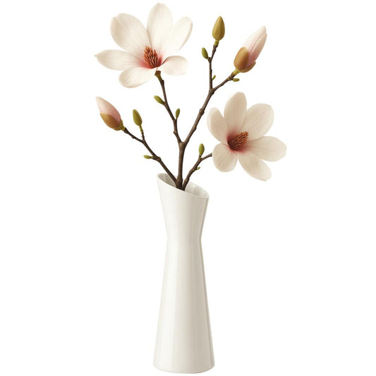 CUP Vase  Ø 5,8 x 20,5 cm  oben taillierte Form  elegante Vase für Einzelblumen