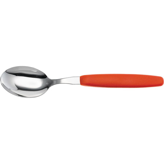 COLORATO Menülöffel 20,5 cm mit Kunststoffgriff - Rot