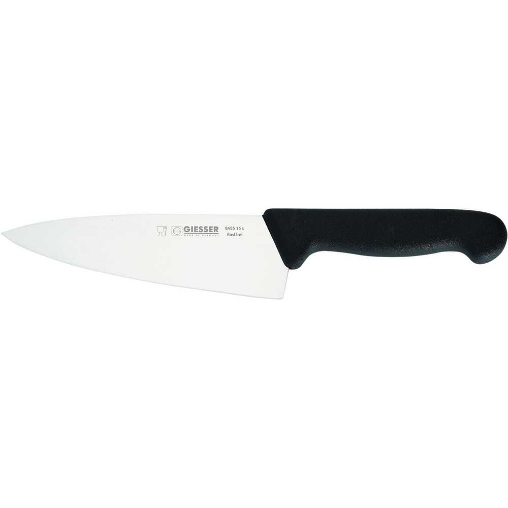 Kochmesser Schwarz - Klinge 16 cm