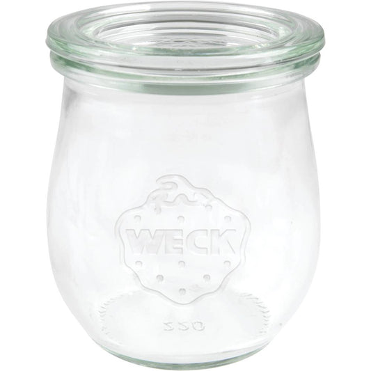 WECK Glas # 762 - Inhalt 220 ml (Rundrand 60 mm - Ø 7,2 x 8 cm)