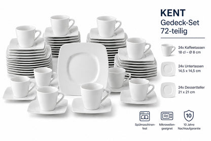KENT Gedeck-Set - 72-teilig
