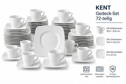 KENT Gedeck-Set - 72-teilig