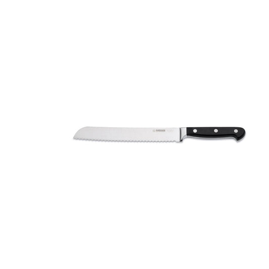 Geschm. Brotmesser 20 cm - POM-Griff Schwarz