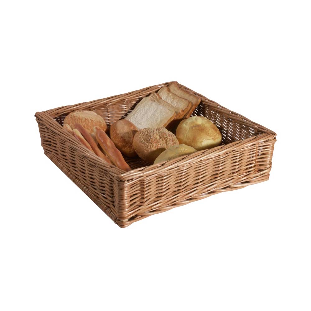 Buffetkorb - Weide dunkel - 35 x 35 x 10 cm