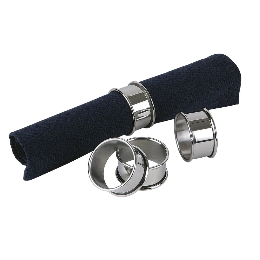 Serviettenringe  Ø 4,7 x 2,5 cm  4 Stück  elegante Serviettenhalter für Tischdeko
