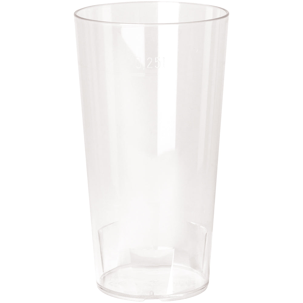 JUBILEE Trinkbecher - 25 cl - (Ø 7 x 12,5 cm) - SAN - geeicht /-/ 0,25 l