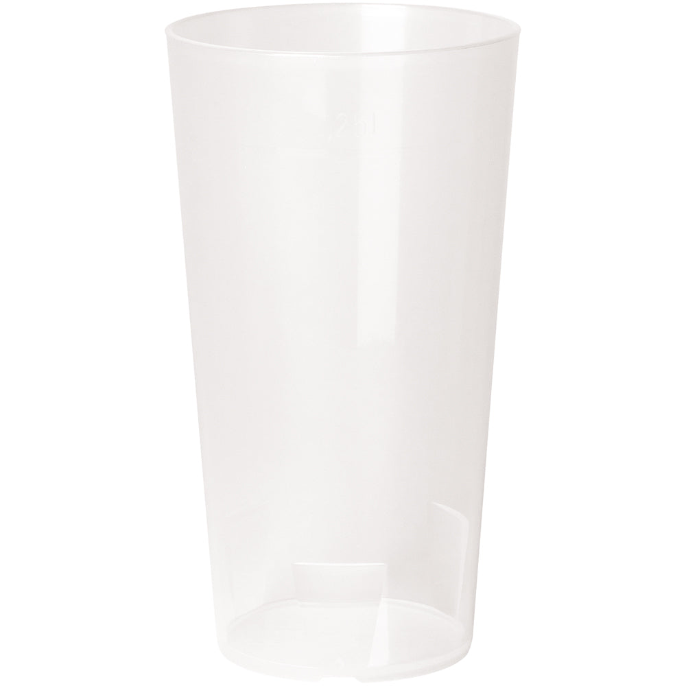 FUN Trinkbecher - 25 cl - Ø 7 x 12,5 cm - geeicht /-/ 0,25 l - PP