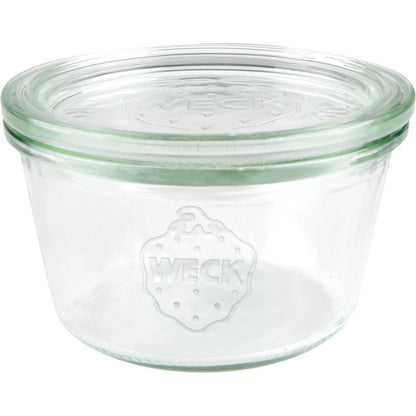 WECK Glas # 741 - Inhalt 370 ml (Rundrand 100 mm - Ø 10,8 x 6,9 cm)