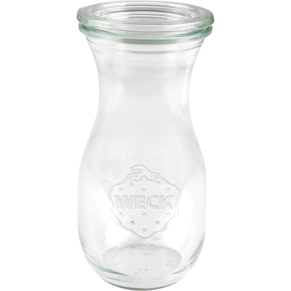 WECK Flasche # 763 - Inhalt 290 ml (Rundrand 60 mm - Ø 7 x 14 cm)