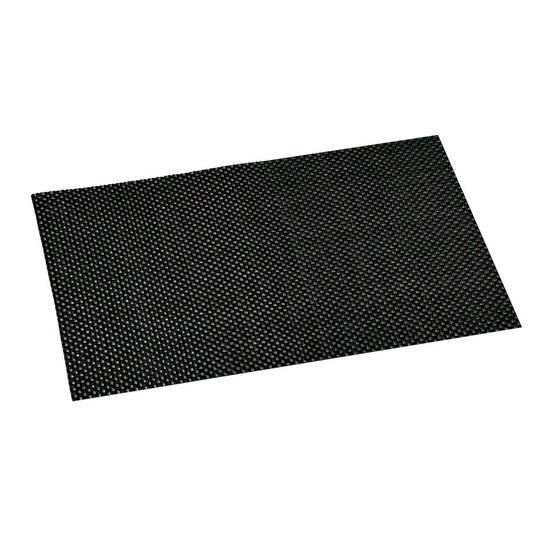 Platzset aus Kunststoffgeflecht  43 x 29 cm  Schwarz  robust & pflegeleicht