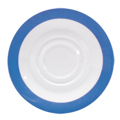 COLOURS Kombi-Untertasse - (Ø 15 cm) (Doppelspiegel) - Blau