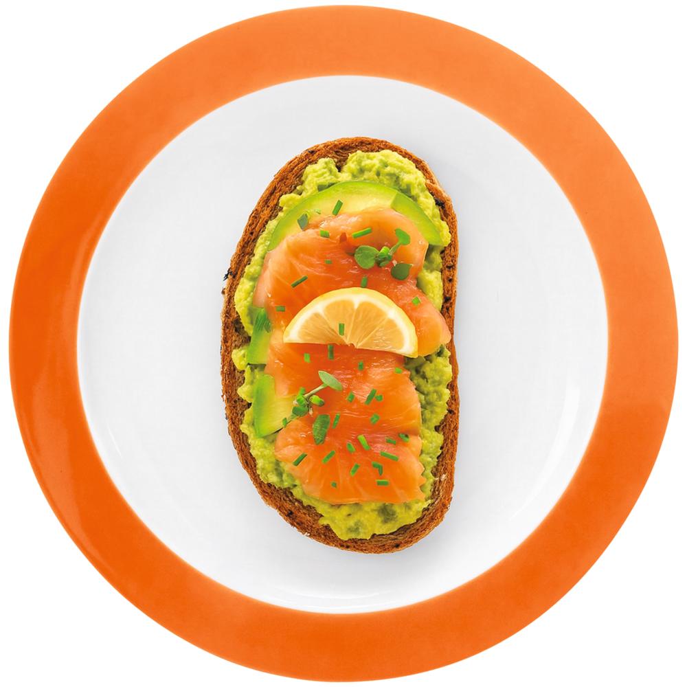 COLOURS Dessertteller (mit Fahne) - (Ø 18 cm) - Orange