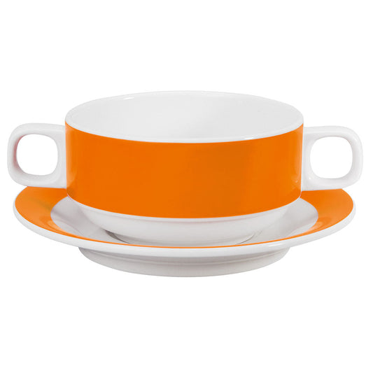 COLOURS Suppentasse  - 28 cl (stapelbar) - Orange