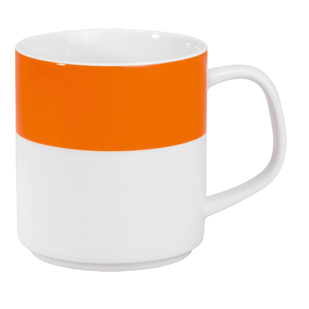COLOURS Henkelbecher - 25 cl - (Ø 7,6 x 7,8 cm) - (stapelbar) - Orange