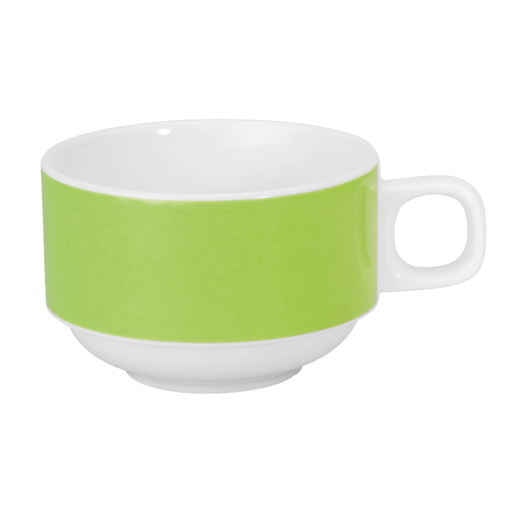 COLOURS Kaffeetasse - 20 cl - (stapelbar) - Grün