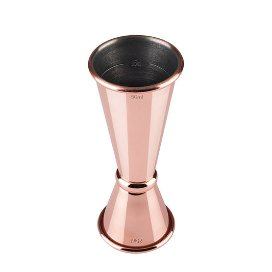 Barmaß Jigger - Ø 4 x 11 cm (25/50 ml) Edelstahl kupferfarben