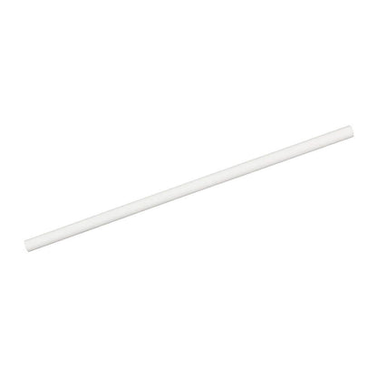 JUMBO Papier-Trinkhalm - Ø 0,8 x 23 cm - Weiß (150 Stück)