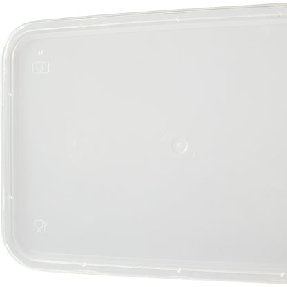 Deckel Menüschale - PP - 17,5 x 11,9 cm - Transparent (500 Stück)