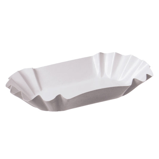 Pappschale - 17,5 x 10,5 x 3 cm - Weiß (250 Stück)