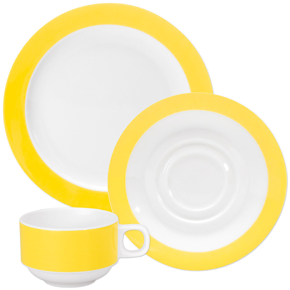 COLOURS Gedeck-Set - 72-teilig - Gelb
