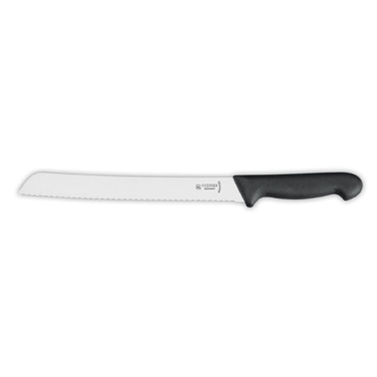 Brotmesser - Klinge 21 cm (Wellenschliff) - Schwarz