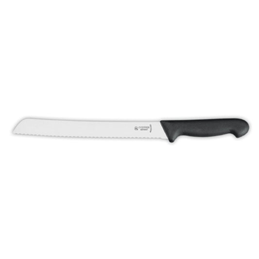 Brotmesser - Klinge 21 cm (Wellenschliff) - Schwarz