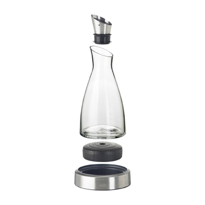 FLOW Kühlkaraffe - 1 l (Glas/Edelstahl)