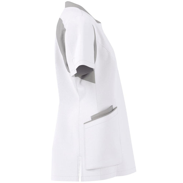 FOCUS MED&CARE Damen Schlupfkasack - (Kurzarm)  - Weiß - XL