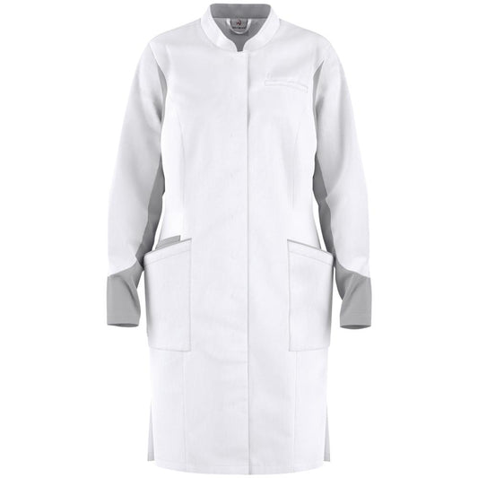 FOCUS MED&CARE Damen Arztkittel - (Langarm) - Weiß - XL