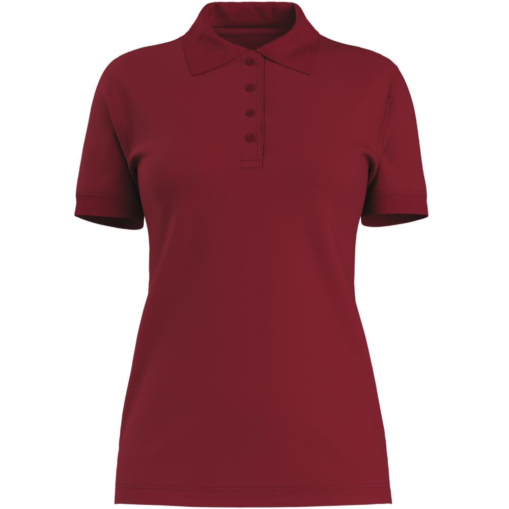 CONCEPT Damen-Poloshirt (Kurzarm) - Bordeaux - XL
