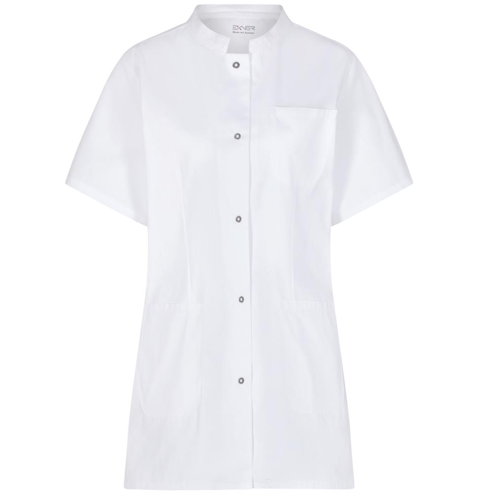 Damen-Arztkittel (Kurzarm) - Weiß - 5XL