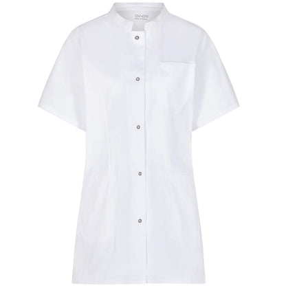 Damen-Arztkittel (Kurzarm) - Weiß - 4XL