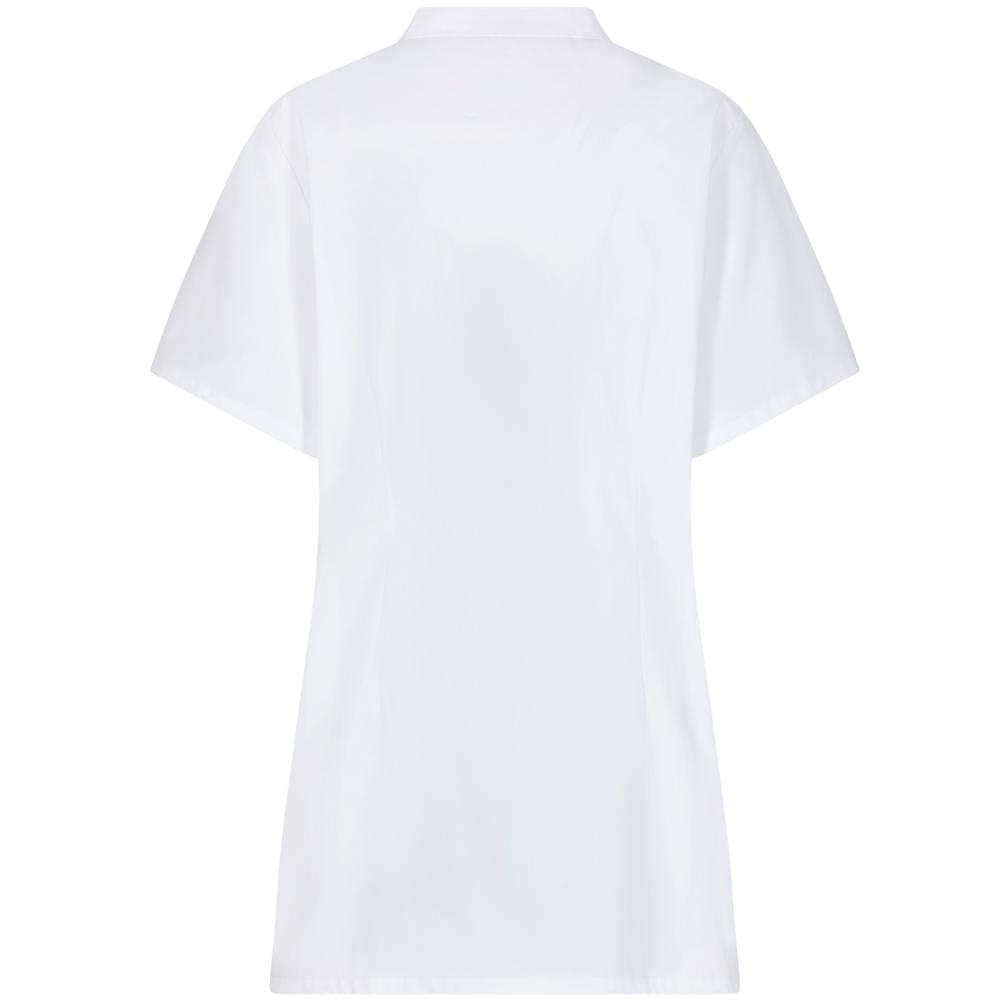 Damen-Arztkittel (Kurzarm) - Weiß - 5XL