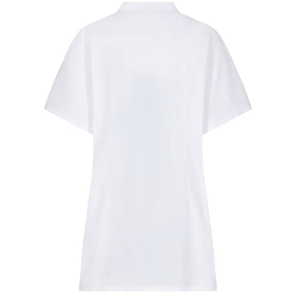 Damen-Arztkittel (Kurzarm) - Weiß - 5XL