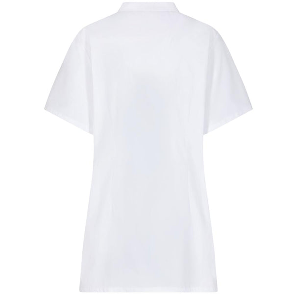 Damen-Arztkittel (Kurzarm) - Weiß - 4XL