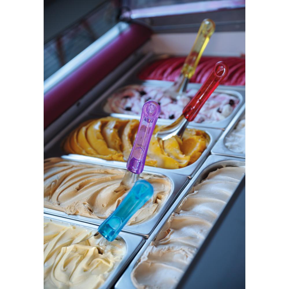 Eiscremespatel 26 cm - 18/10 Edelstahl - Gelb - 18/10