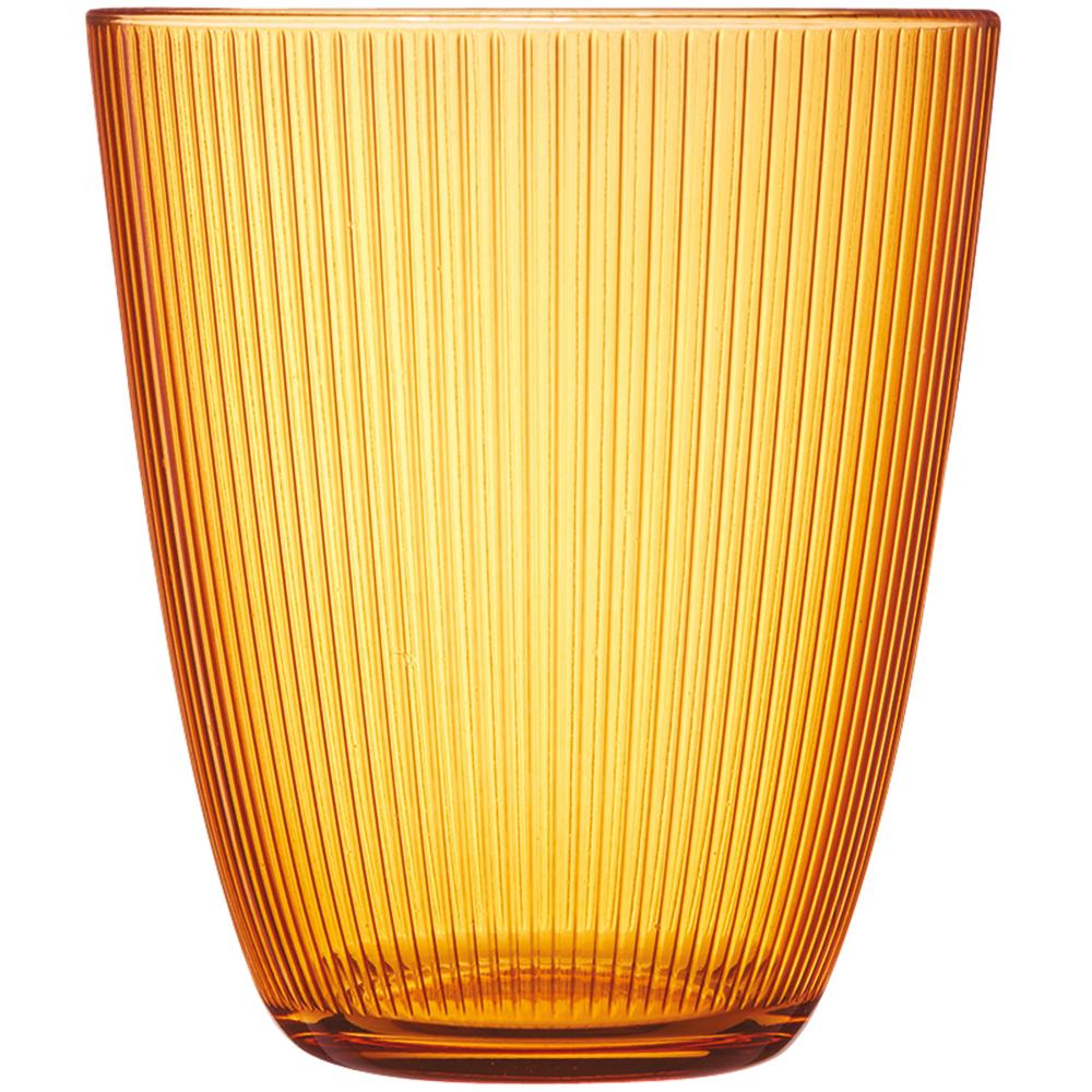 CONCEPTO STRIPY Trinkglas - 31 cl - (8,6 x 9,6 cm) - Gelb
