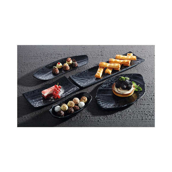 GLAMOUR Platte (oval) - 30 x 19  x 1,5 cm - Melamin