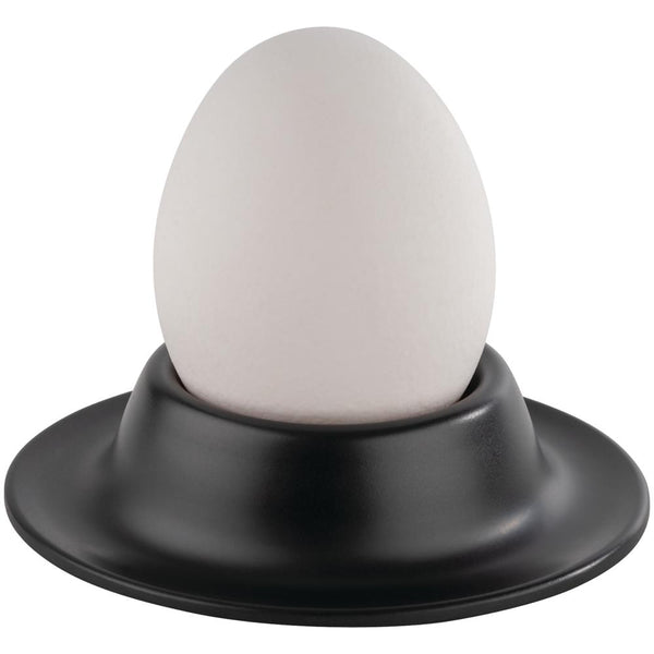 EGGY Eierbecher - (Ø 8,5  x 2 cm) - Melamin - Schwarz/Matt
