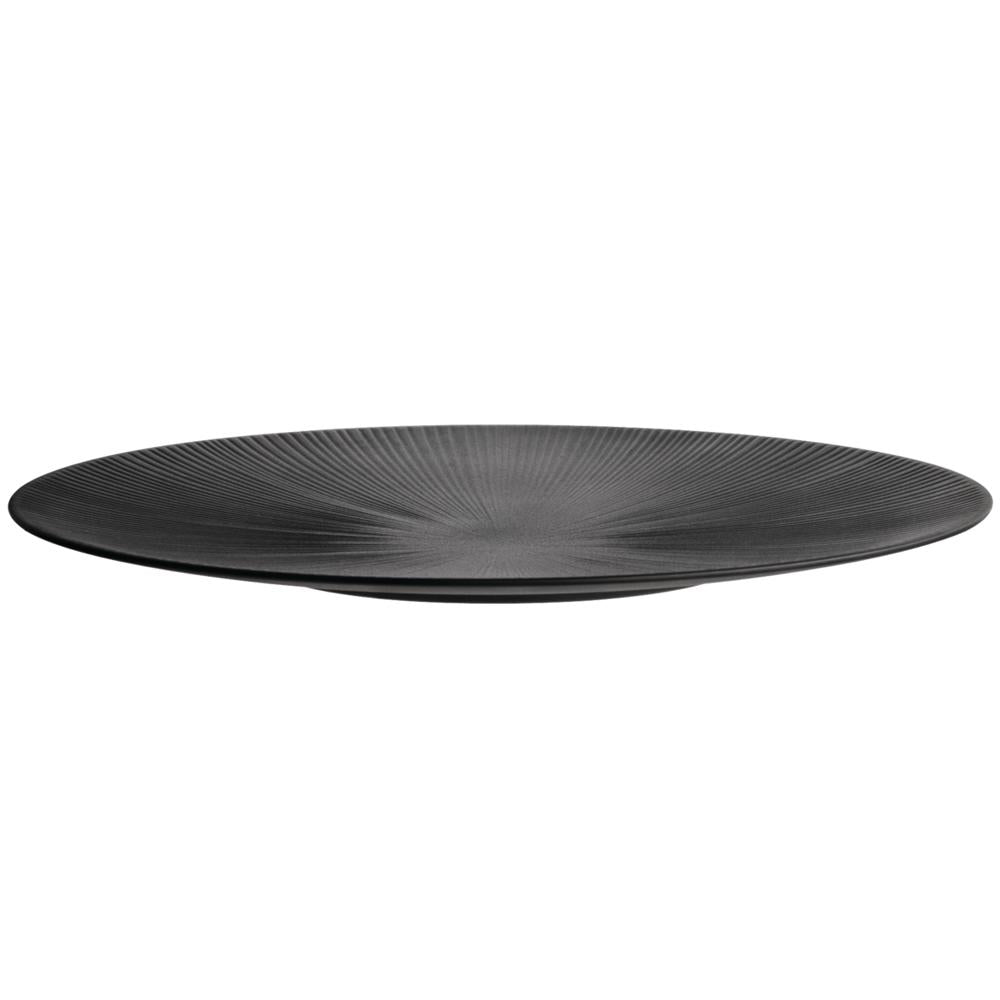 NERO Platte  Ø - 50 x 3,5 cm - Melamin - Schwarz