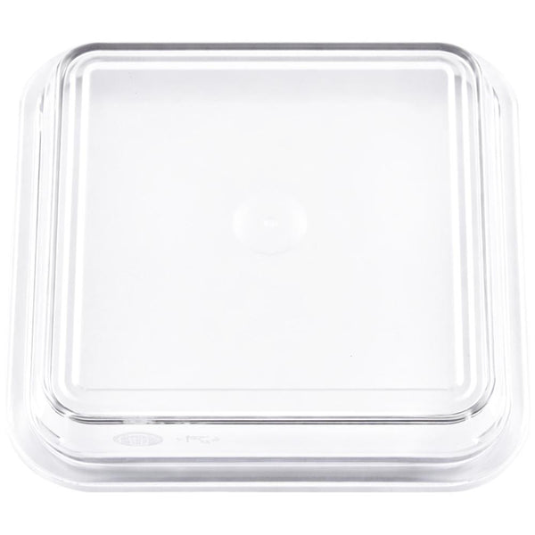 EURO Domdeckel 11 x 11 x 3 cm - Klar (Tritan) - Steg innen