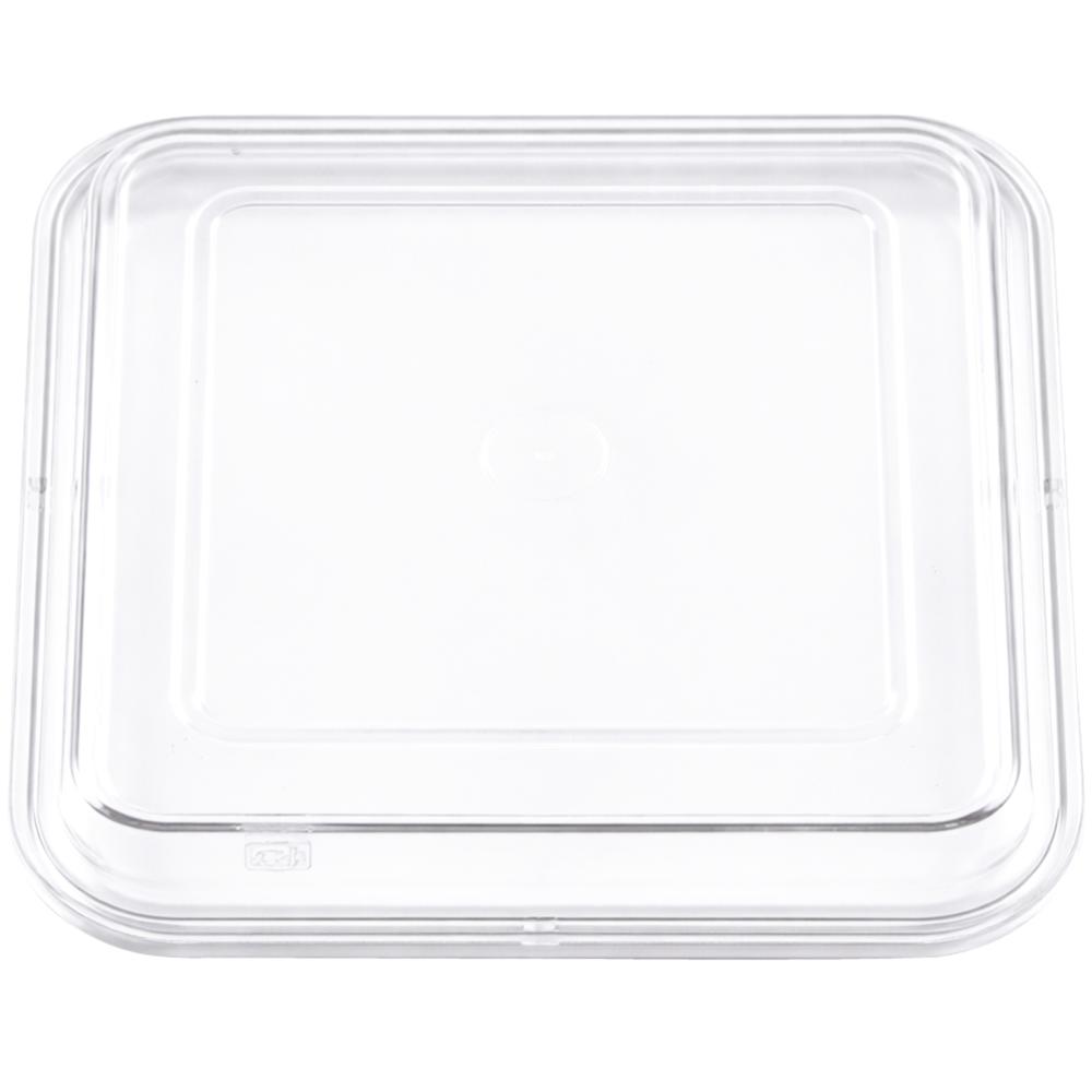 EURO Domdeckel 12,5 x 12,5 x 3 cm - Klar (Tritan)
