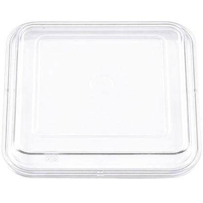 EURO Domdeckel 12,5 x 12,5 x 3 cm - Klar (Tritan)