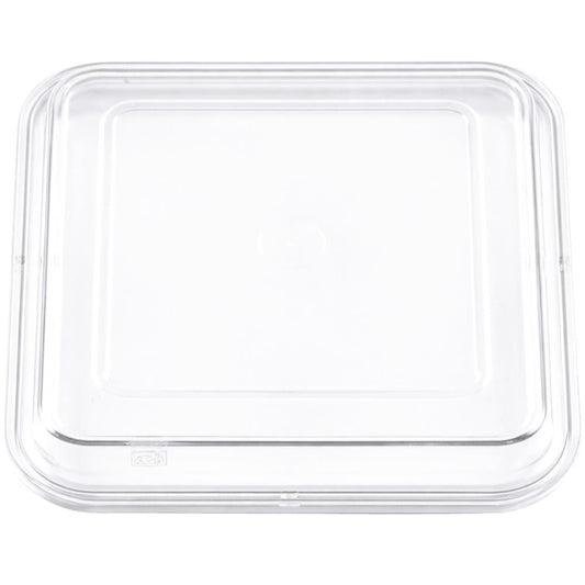 EURO Domdeckel 12,5 x 12,5 x 3 cm - Klar (Tritan)