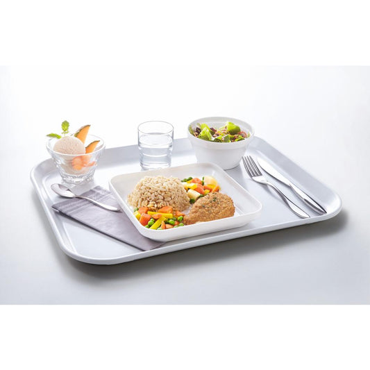 RESTAURANT Quadratteller - 20 x 20 x 3 cm - weiß
