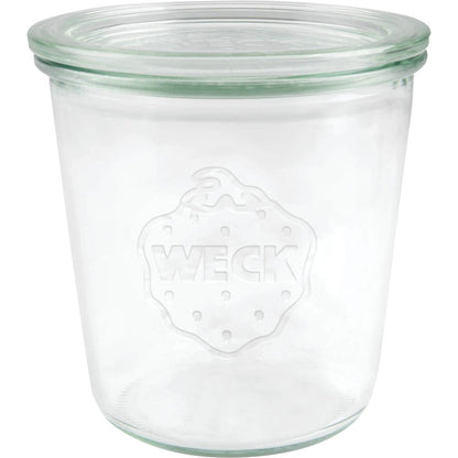WECK Glas # 742 - Inhalt 580 ml (Rundrand 100 mm - Ø 10,8 x 10,7 cm)