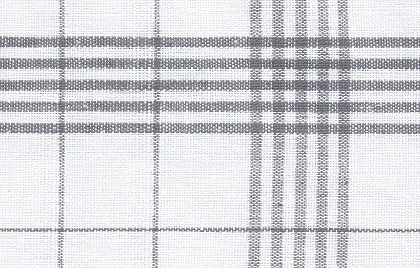 Geschirr- & Gläsertuch 50 x 70 cm - Grau-Weiß