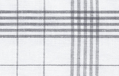 Geschirr- & Gläsertuch 50 x 70 cm - Grau-Weiß